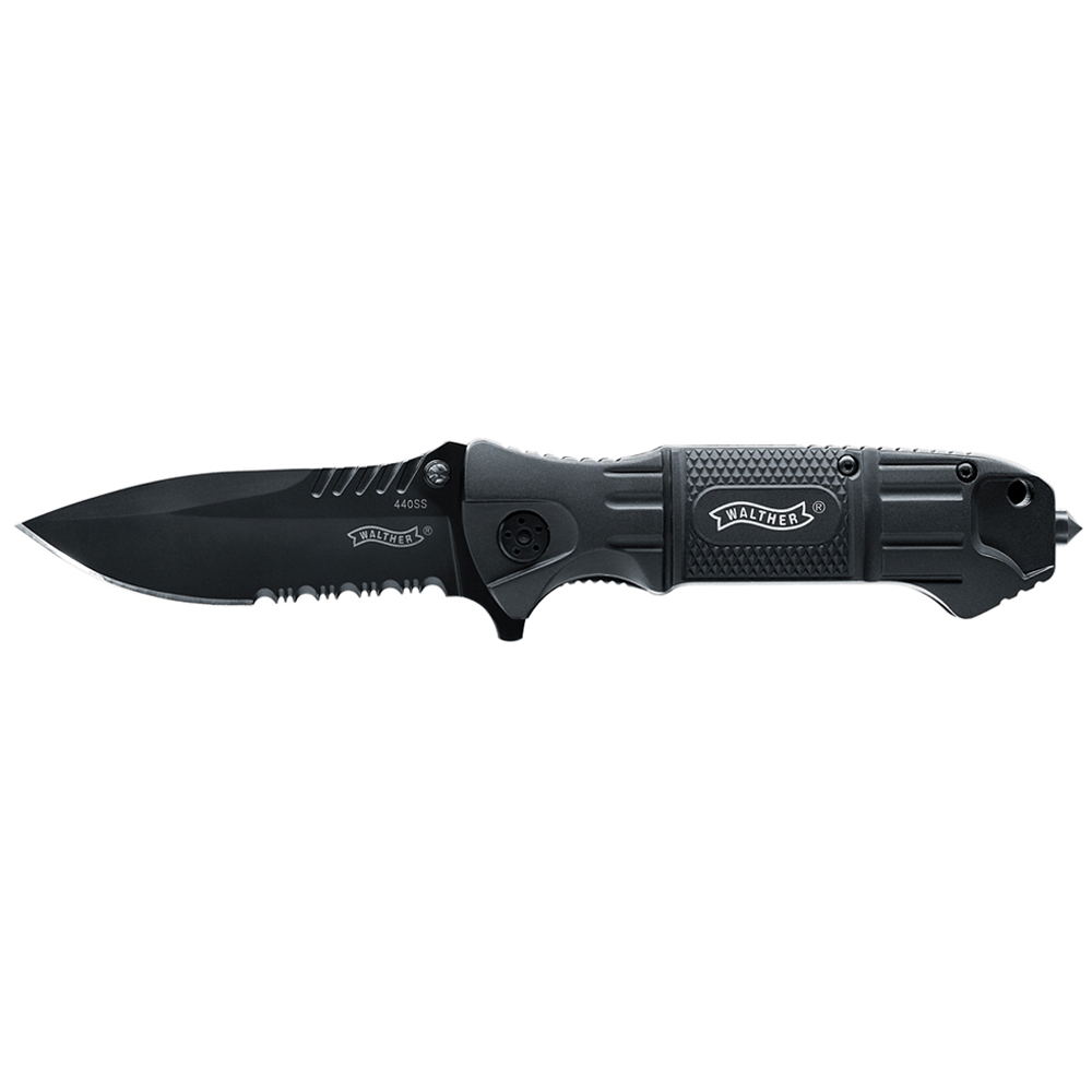 Walther Black Tactical Folding Knife