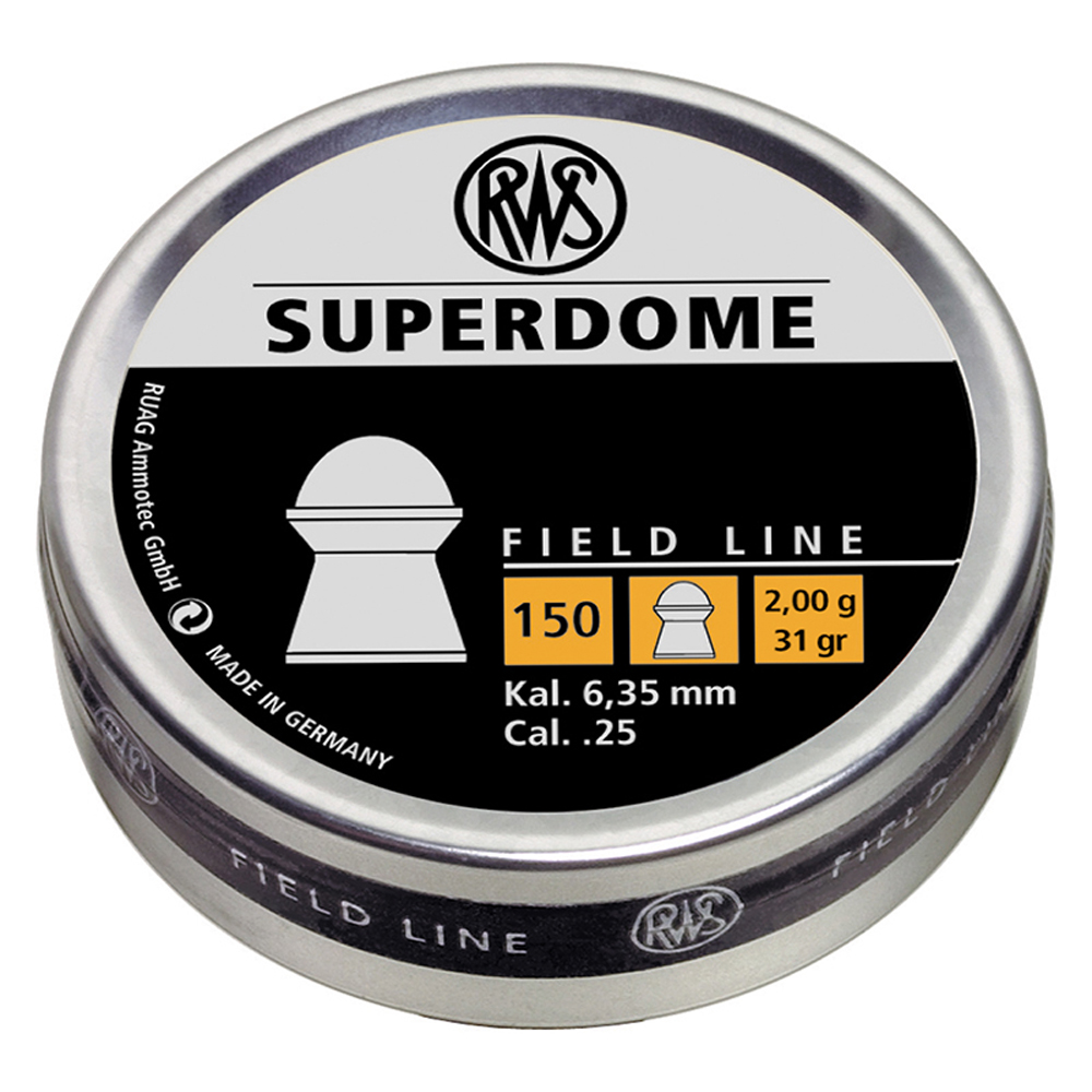 RWS Superdome 2.0 .25 Cal Pellets 150-Pack