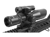 Tactical Scope 2.5-10x40 Dual Ill. w/Green Laser & Mil-Dot