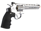 Dan Wesson Silver 6 Inch Low Power Airsoft Revolver