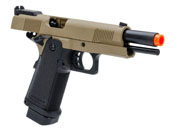 Gas Blow Back Pistol JAG Arms GM4 Black Slide with Tan Frame