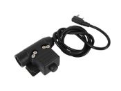 2 Pins Kenwood Military Standard Version Headset Adapter Connector 