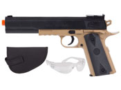 Colt 1911 Spring Airsoft gun with Kit