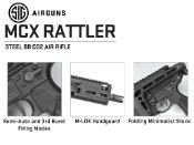 SIG Sauer MCX Rattler BB CO2 Rifle