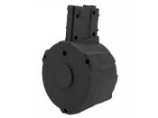 Electric Winding M4 Airsoft Drum Magazine - 1500rd